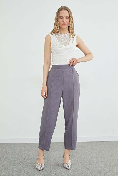 Fulla Moda Çimalı Zippered Trousers with Pliers