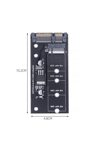 Choice black M.2 NGFF SSD To SATA 3 3.0 Adapter Card Converter B B&M Key Prot...