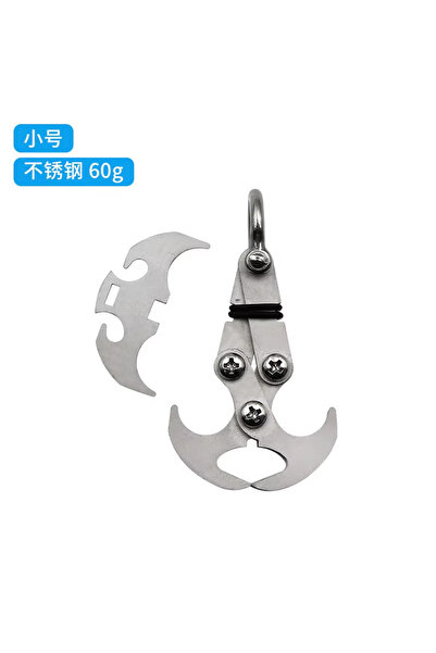 Choice stainless steel Folding Gravity Grab Hook Outdoor Rock Climbing Rescue...