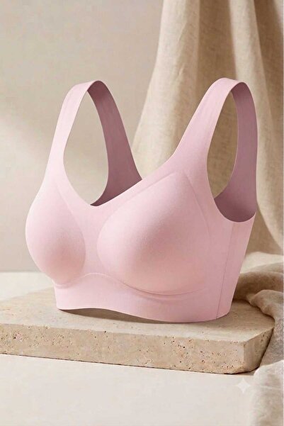 RAYSE DORS Thick Strap Padded Wire-Free Bra Invisible Non-Marking Laser Bra