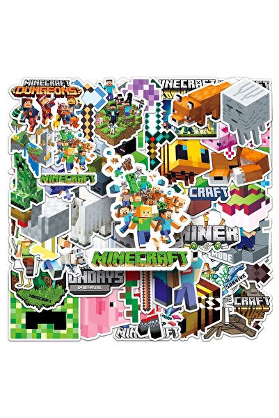 choice2 Bandai 50Pcs 50/100pcs Game My World Stickers DIY Laptop Car Bike Gra...