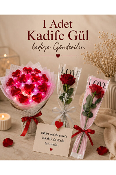 İNCİ sepette Butterfly Bouquet, Purple Bunch with Butterflies