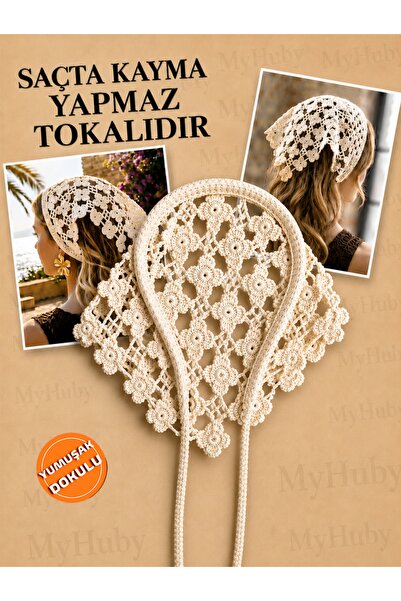 MyHubi Boemski stil pletene krunske bandane (NE KLIZA SE NA KOSI)