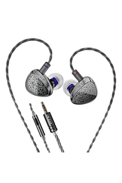 Choice1 black mic KBEAR TBX Tourbillon X IEMS In-Earphone Wired Headphones 10...