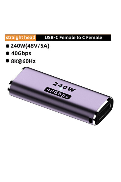 Choice1 Purple PD240W USB4.0 40Gbps Thunderbolt3 OTG Adapter 8K@60Hz USB C to...
