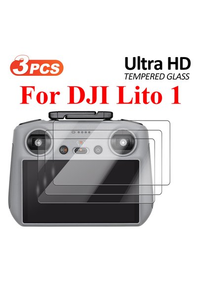 Choice For DJI Lito 1 3PCS HD Clear Tempered Glass For DJI Lito 1 X1 Screen P...