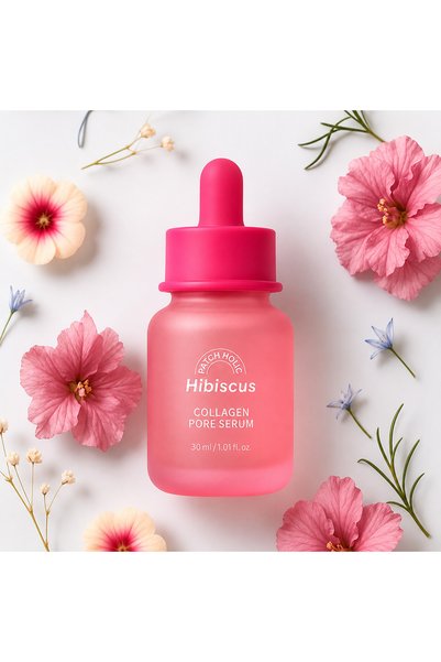 PATCH HOLIC Brightening & Anti-Aging Collagen Facial Serum (Hibiscus & Pomegranate Extract, Niacinamide Supported)