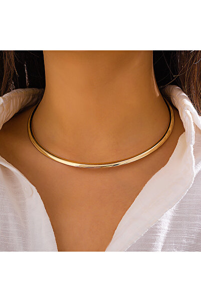 Choice Gold Color Ingemark Vintage Iron Metal Torques Choker Necklace for Wom...