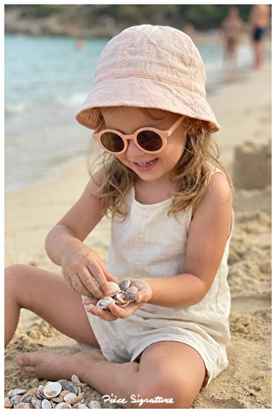PIECE SIGNATURE 100% Cotton, Jacquard Embossed Fisherman Hat for Children (Ag...