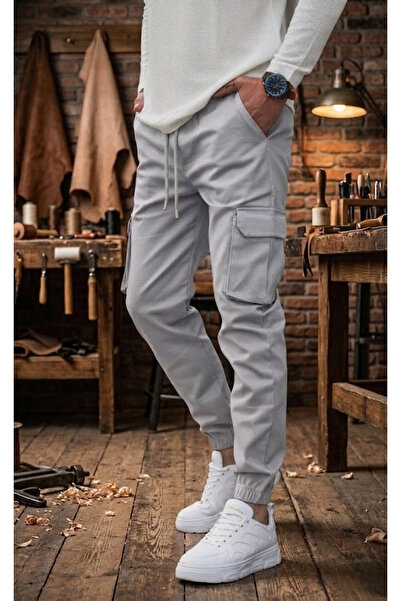 Wise&Go Store Cargo pantalone sa džepovima, pamuk, likra, elastični struk i n...