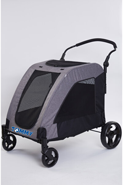 Tommy CSMO-TEX Evcil Hayvan Arabası Gri 97*84*119cm (163656) Max 60kg