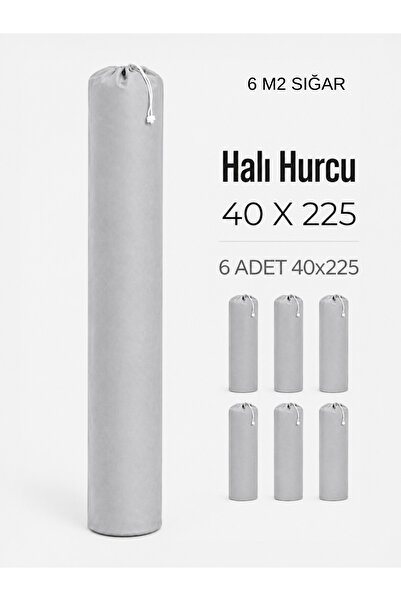 BEYLİNİ 40x225 Halı Hurcu 6m2 Sığar Lastikli Nefes Alabilir Kokmaz Tela Lasti...