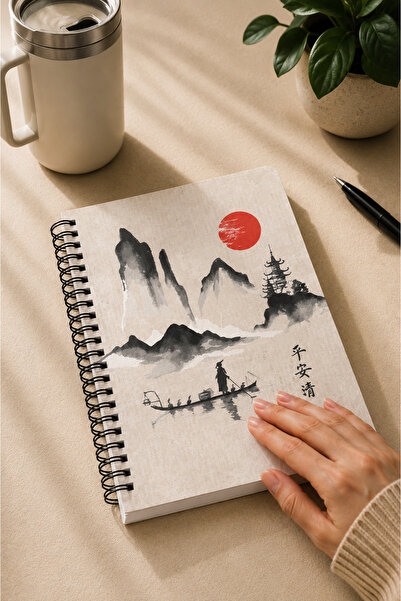 Apeirona | Limitless Art Defter - Bullet Journal | Noktalı | A5 | Çelik Spiral | 90 Sayfa | Sert Karton Kapak