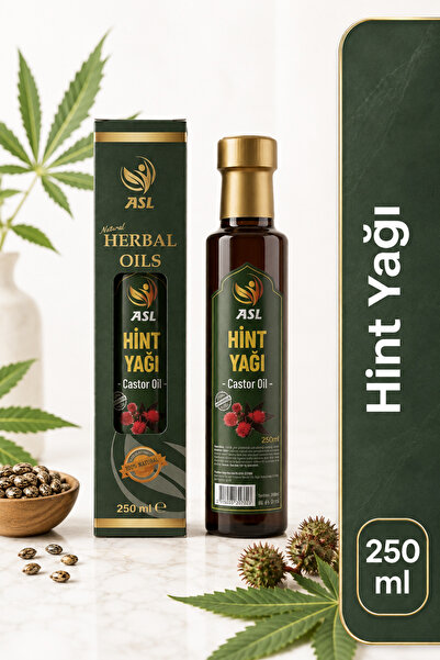 ASL Castor Oil 250 ml (Does Not Contain Hekzan) |   100% Cold Pressed |   Cas...