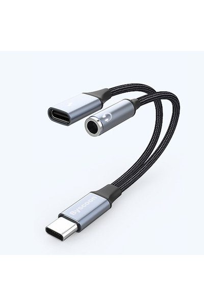 Choice black USB C To 3.5 MM Jack AUX Audio Earphone DAC Adapter Type-C 3 5 H...