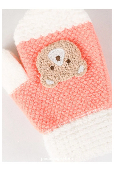 PIECE SIGNATURE 100% Acrylic Baby Gloves with Accessories (1-3 Years Old)