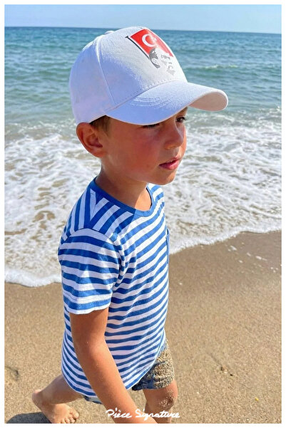 PIECE SIGNATURE 100% Cotton Children's Ataturk Hat (Unisex) (7-10 Years)