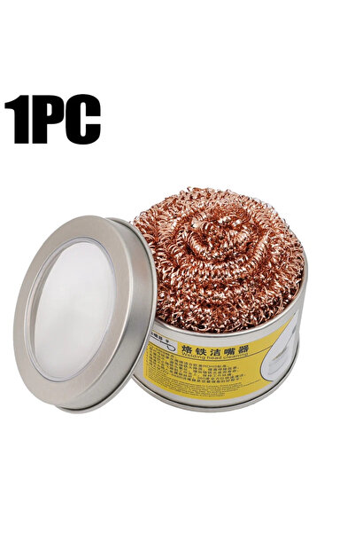 Choice A-1pc 10/1Pcs Brass Solder Tip Cleaner Metal Wire Sponges Balls Copper...