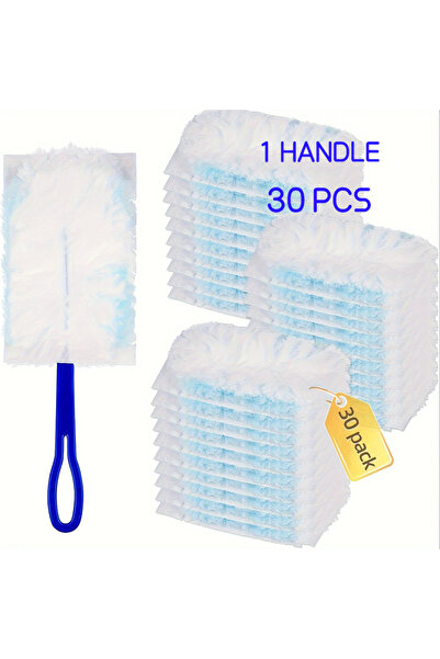 Choice 1 handle 30PCS Disposable Duster Refills Compatible with Swiffer Duster