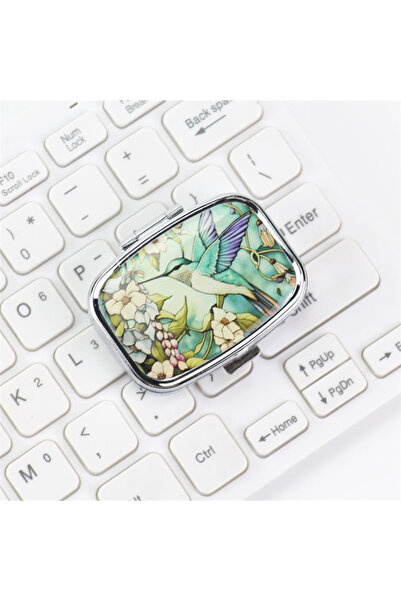 Choice7 Brid1 Travel Cases Lovely Colored Medicine Metal Jwelery Organizers H...