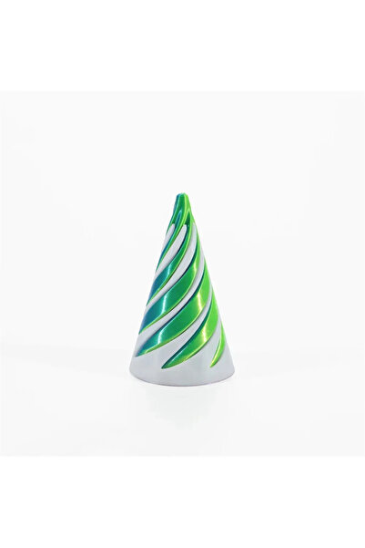choice2 B 3D Printed Spiral Cone Toy Impossible Pyramid Passthrough Sculpture...