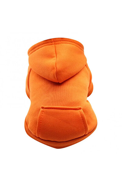 Choice19 XL Orange Winter Dog Hoodies Sweatshirt Jacket for Small and Medium ...