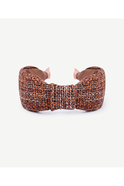 Yargıcı Tweed Crown with Knot Detail