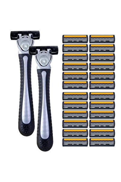Choice4 2 holder 24 blades Handle Manual Profession Face Care Beard 3-Layers ...