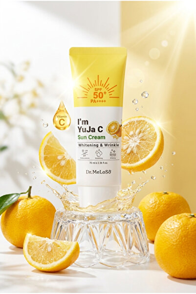 DR. MELOSO I'm Yuja C - 70ml Sunscreen SPF50+ PA+++ Moisturizing and Brightening