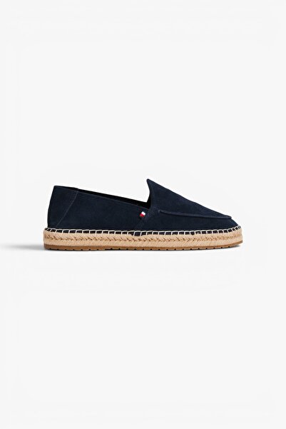 Tommy Hilfiger HILFIGER FLEX ESPA SUEDE LOAFER Erkek Mavi Günlük Ayakkabı - F...