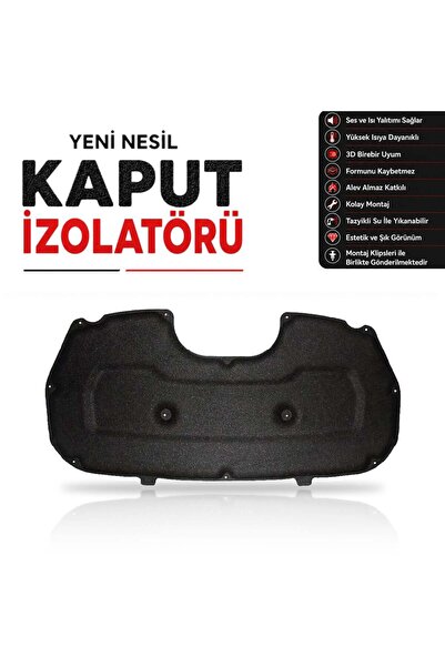 öz-iş Peugeot 2008 Kaput Izolatörü 2020 ve Sonrasi Uyumlu+KLİPS