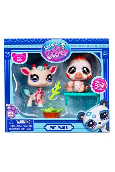 Genel Markalar Littlest Pet Shop Minişler 2li Paket S2 Zürafa ve Tembel Hayva...