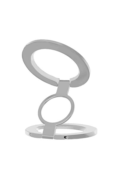 Choice Silver For Tablet Magnetic 3 Sections Double Sided Stand Magnetic Suct...
