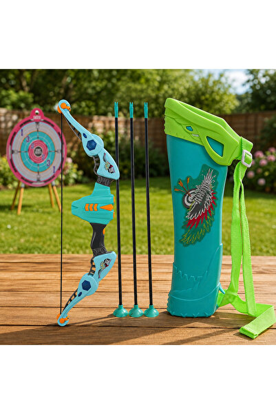 Salamandra Set arc cu 3 sageti, teaca, tinta, KIDS®