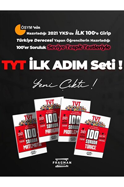 Fragman Yayınları Tyt 2027 Öğreten Kamp Paketi Yeni Başlayacak, Temeli Zayıf Olanlara Özel Konu Anlatımı Seçilmiş Sorular
