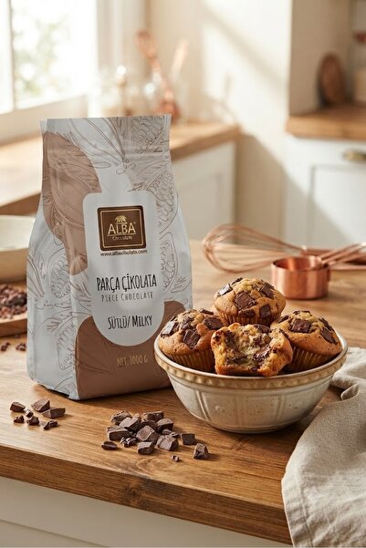 Alba PARÇA ÇİKOLATA 1KG-SÜTLÜ