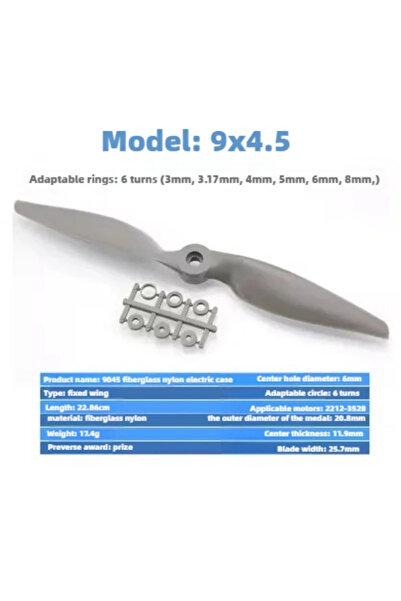 Choice21 9X4.5 Forward oar Genuine Gemfan RC Propellers Set for Model Airplan...