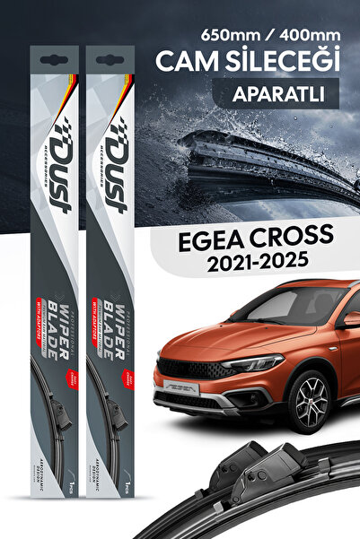 DUST Fiat Egea Cross 2021-2025 Uyumlu Silecek Takımı 650MM/400MM