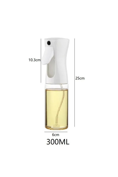 DUTRIEUX 300 ML White Oil Spray for Cooking - Olive Oil Dispenser Bottle Spra...