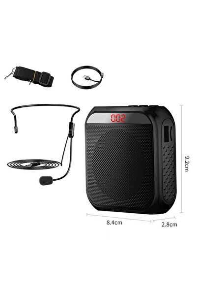 Choice black Loud Sound Megaphone Bullhorn Audio Amplifier Loudspeaker System...