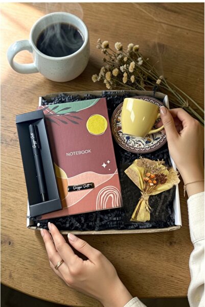 GAGGA GIFT Kişiye Özel Desenli Defter & Kişiye Özel Roller Kalem & Baskılı Ku...