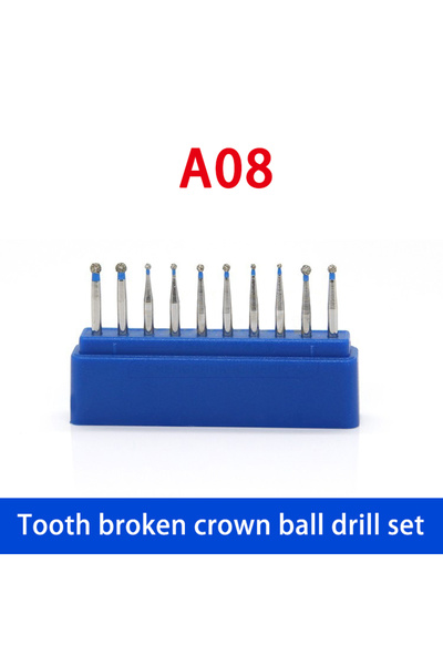 Choice8 A08 1 Box Dental Diamond FG High Speed Burs Set for Teeth Polishing 1...