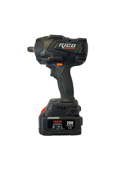 Rico 028-RE0010 1/2 Kömürsüz Çift Akülü Darbeli Somun Sıkma 850 Nm