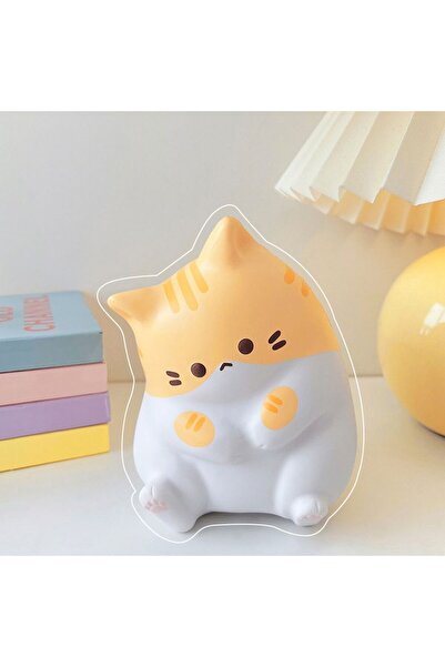 Choice yellow Fashion Cartoon Cat Squeeze Toys Plushie Stress Release Decompr...