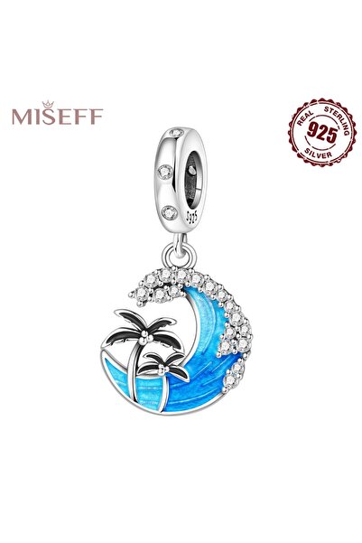 choice2 OTC1229 MISEFF S925 Sterling Silver Charm Sea World Seahorse and Dolp...