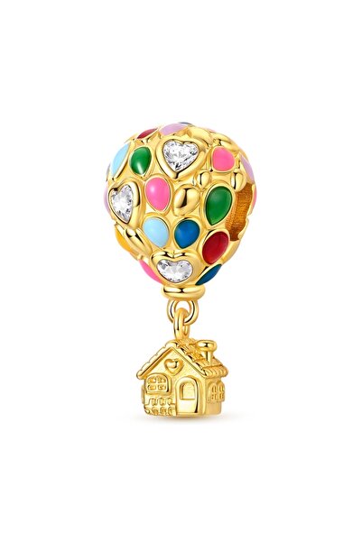 Choice11 KTC065-GD تعليقة خرز أصلية من الفضة الاسترلينية عيار 925 بتصميم دب و...