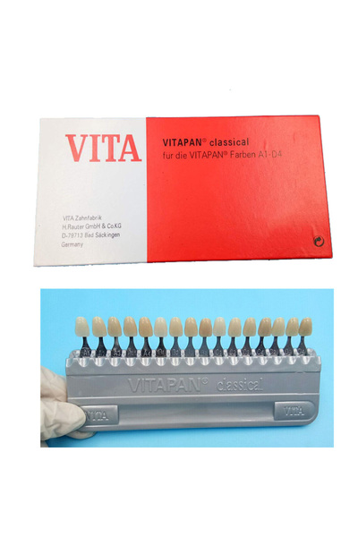 Choice دليل تظليل الأسنان من VITA بـ 16 لونًا معدات طب الأسنان الكلاسيكية لتب...