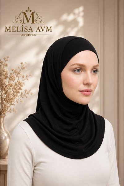 MELİSA AVM Two Pieces of Hijab Made of Sandy Fabric