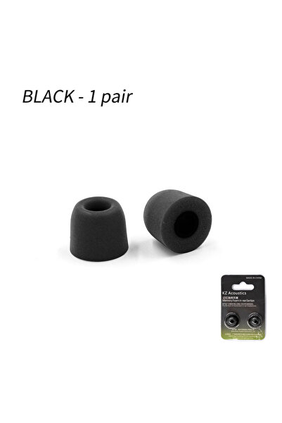 Choice Black 1 Pair (2PCS) KZ Headset Ear Cap Noise Isolating Comfortble Memo...