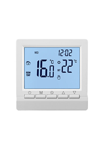 Choice1 light green Digital Smart Thermostat Programmable Gas Boiler Heating ...